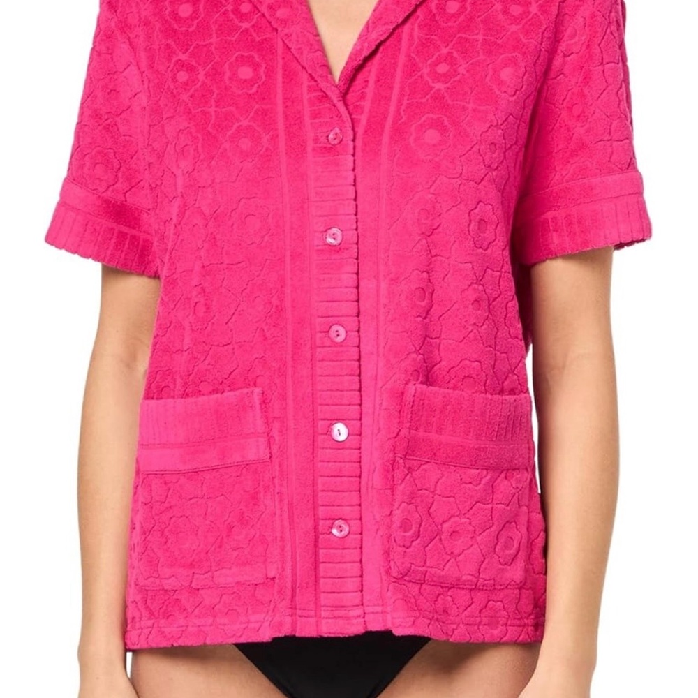 Trina Turk Terrycloth Amusing Shirt